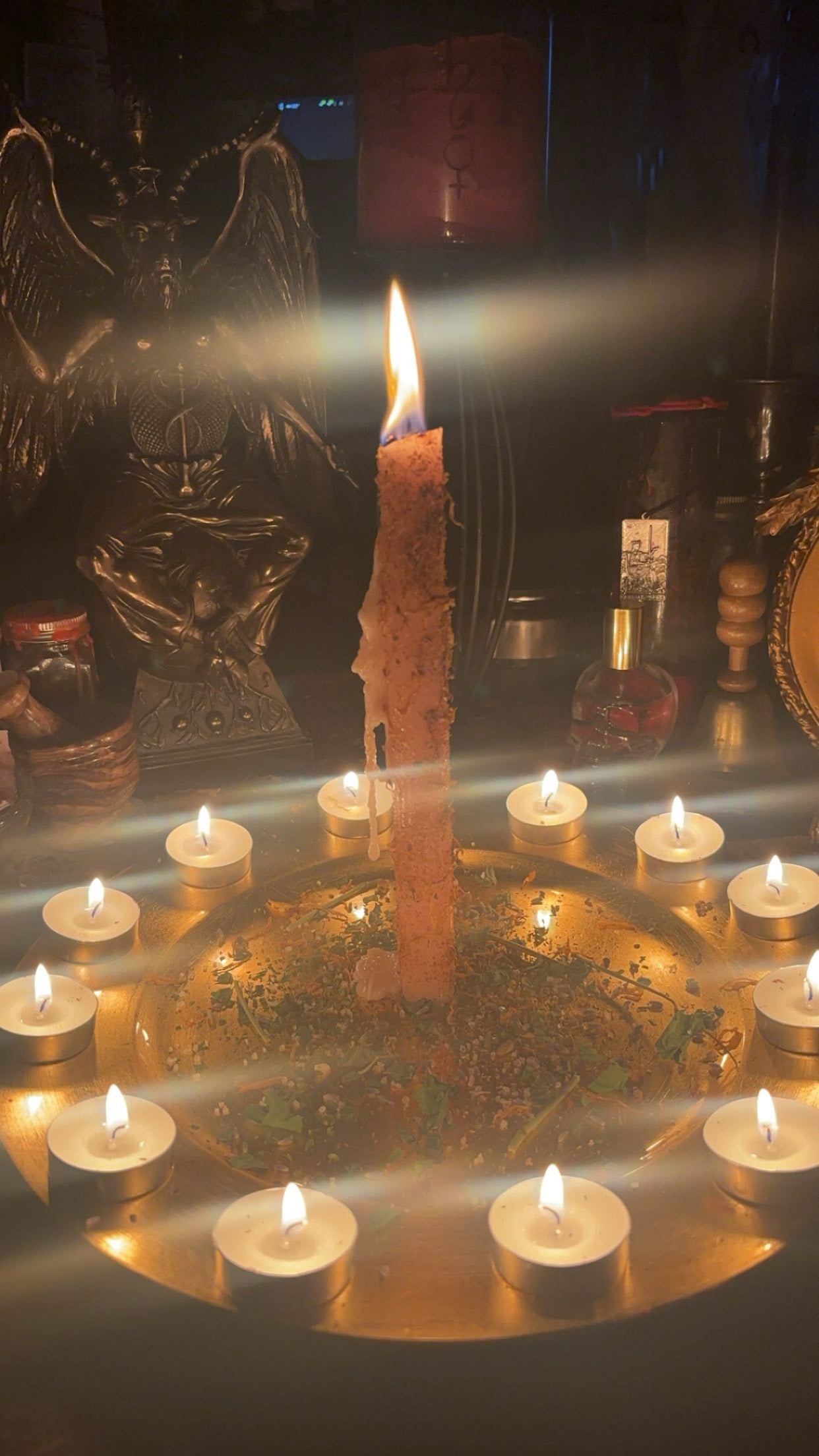 Custom tea-light spell