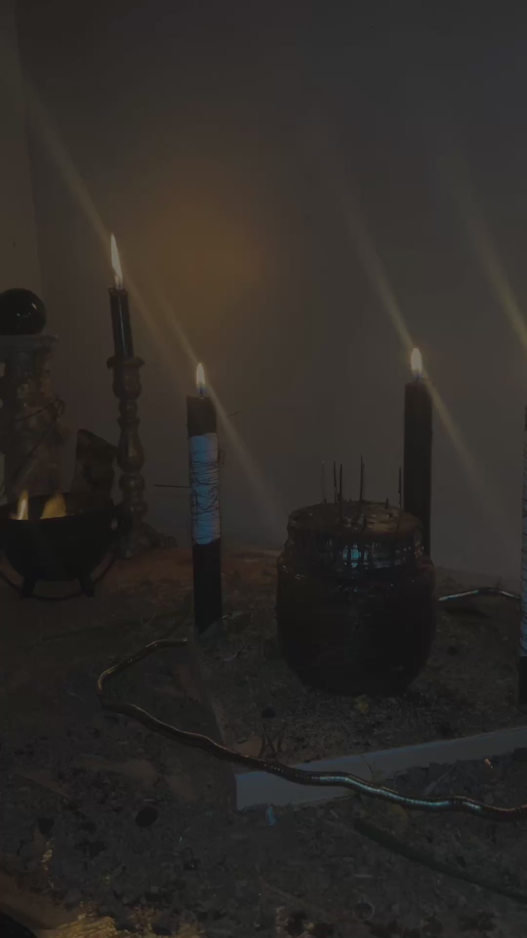 Brimos torch (destruction ritual with hekate)